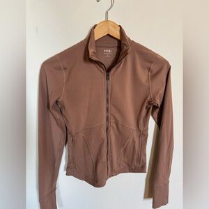 Abercrombie YPB Women's Brown Zip-Up Active Jacket